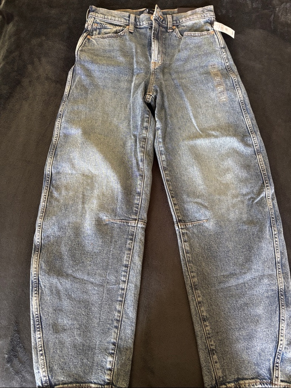 GAP Women's Washed Blue Cropped Ankle Jeans
